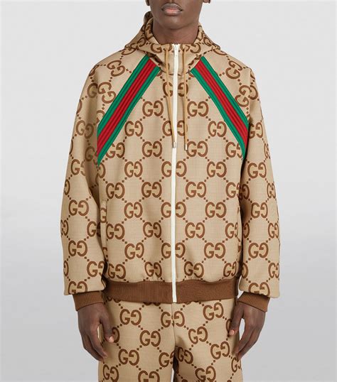 cheap mens gucci jackets|gucci gg print jacket men's.